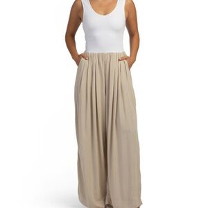 HUNTER & BROWN Two Tone Jumpsuit